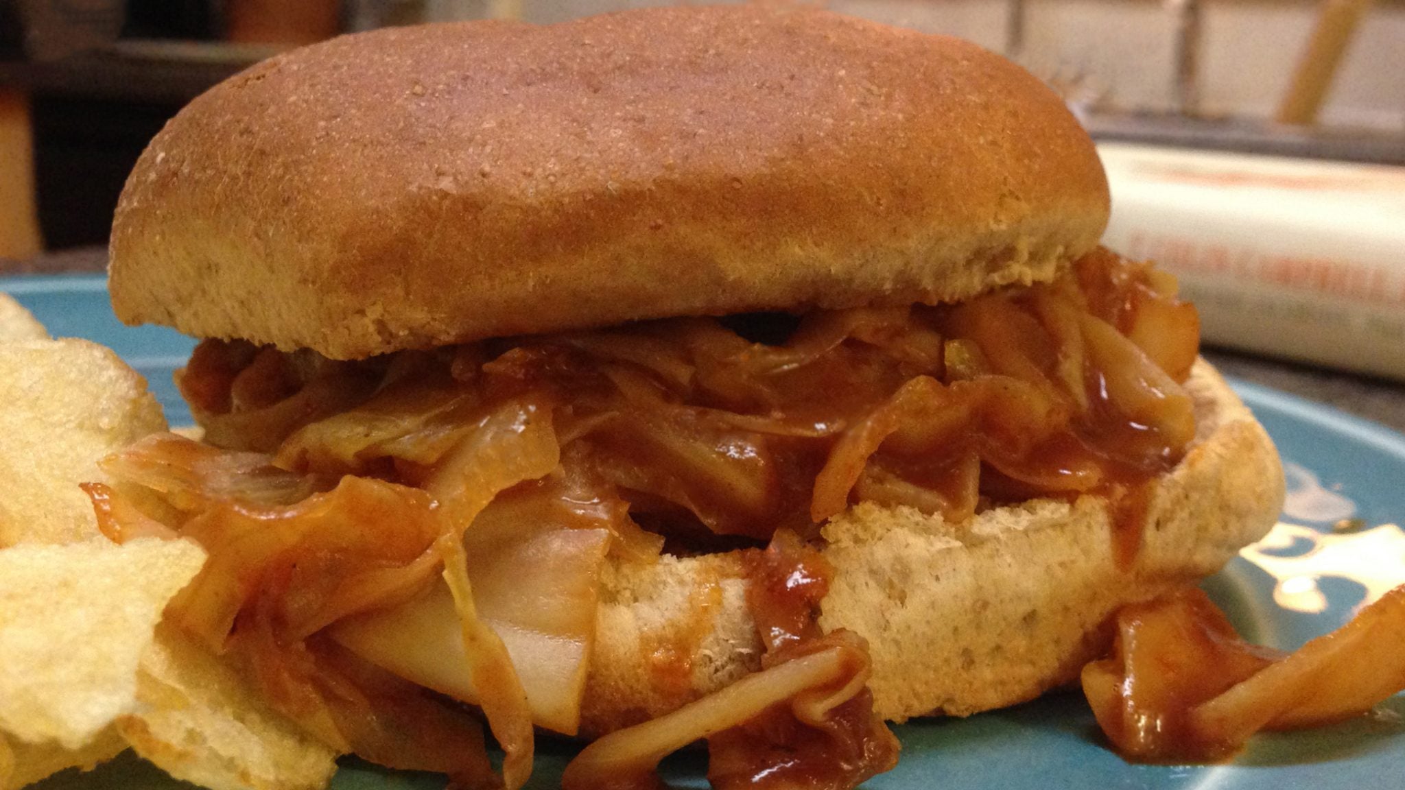 Barbecue Cabbage Sandwiches