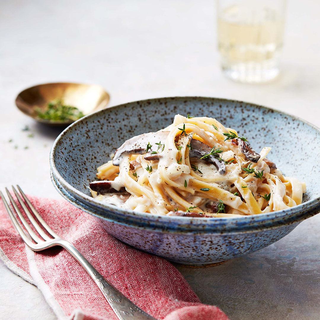 Mushroom-Mascarpone Pasta