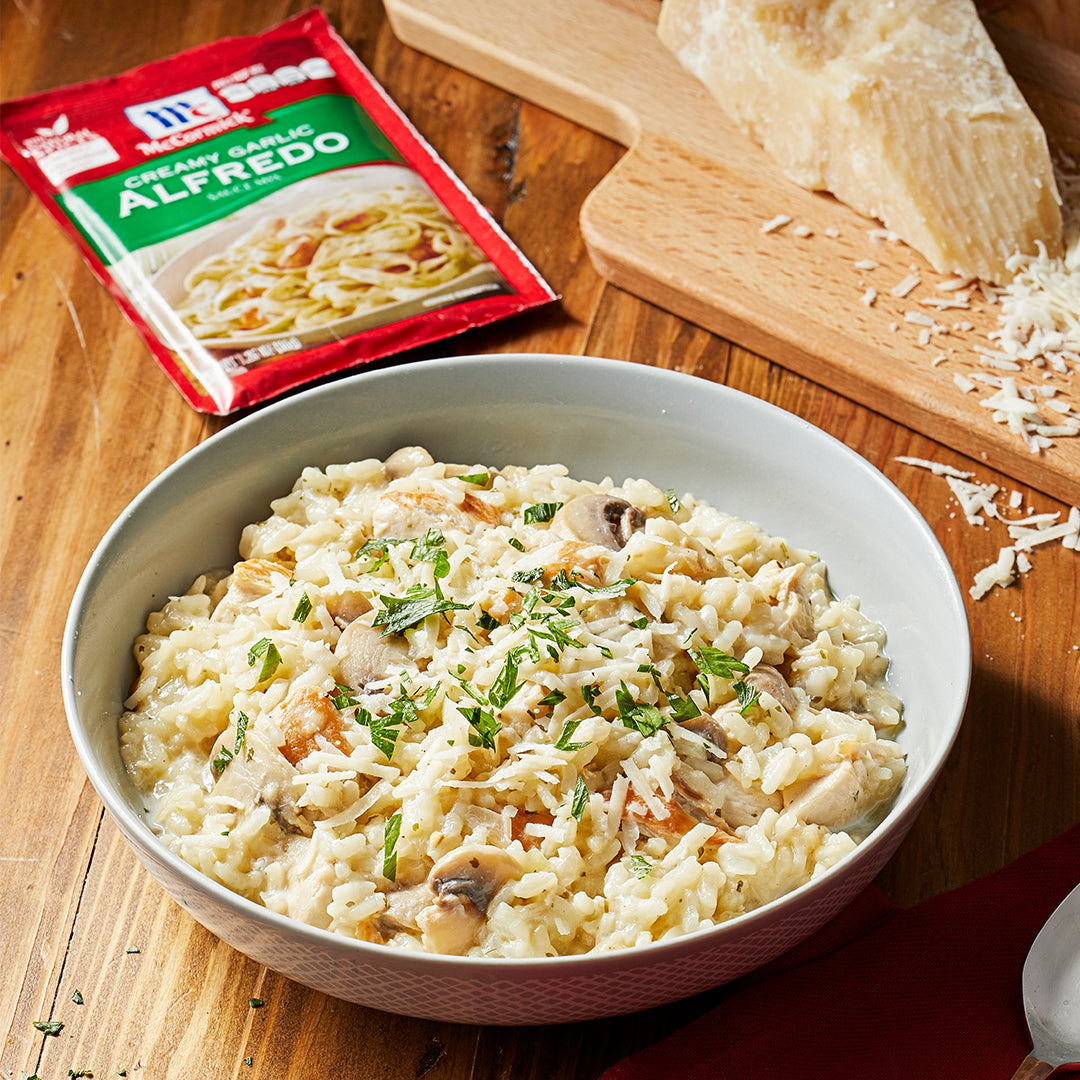 Chicken Alfredo Risotto
