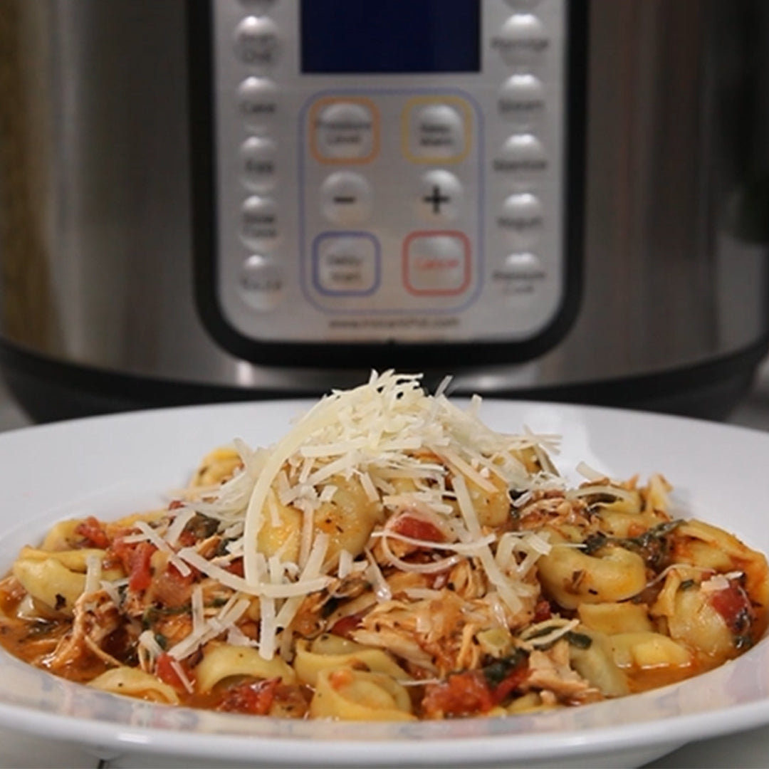 Creamy Tortellini and Chicken Soup