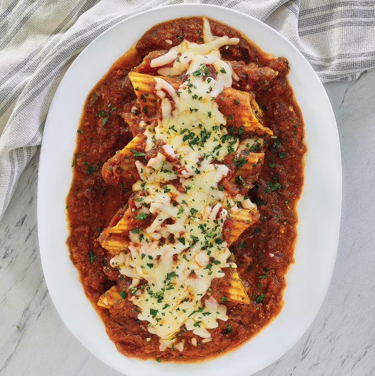 Spinach and Cheese Manicotti