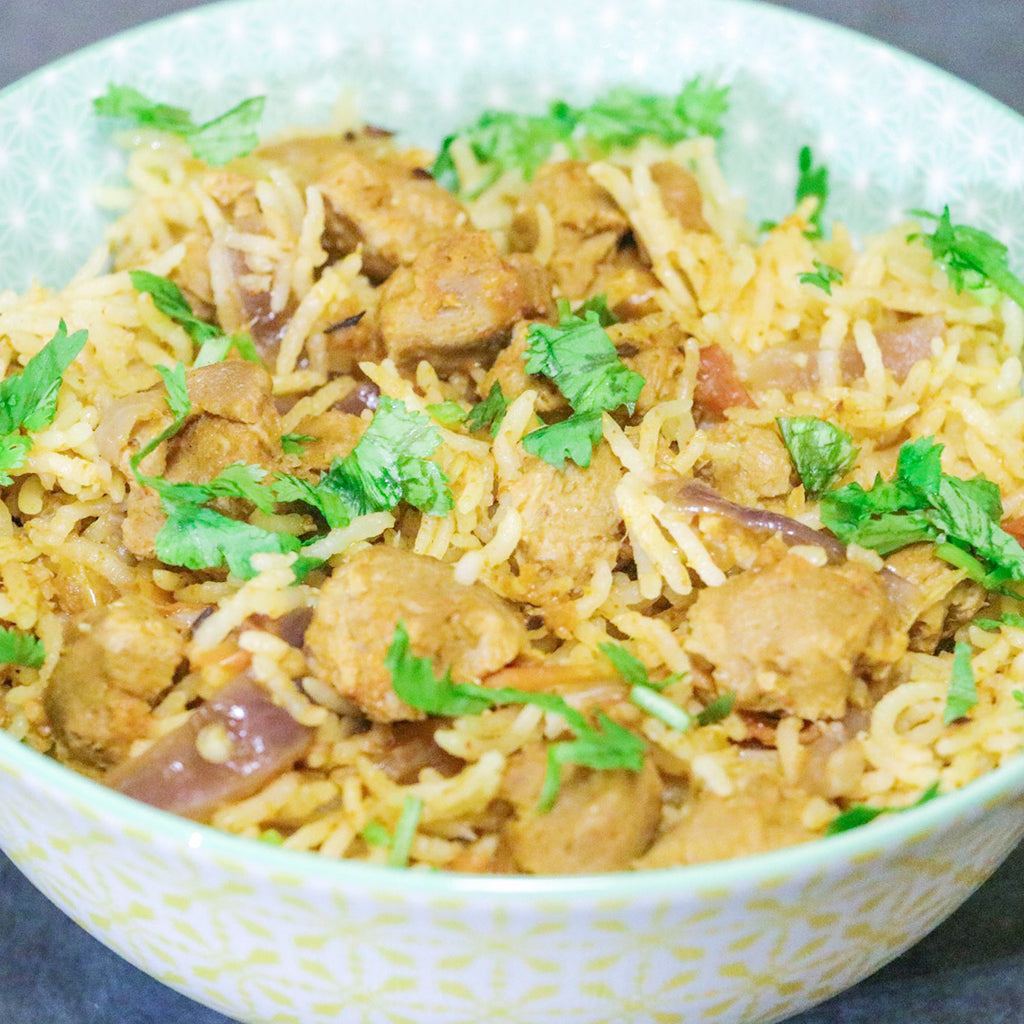 Soya Chunks Pulao