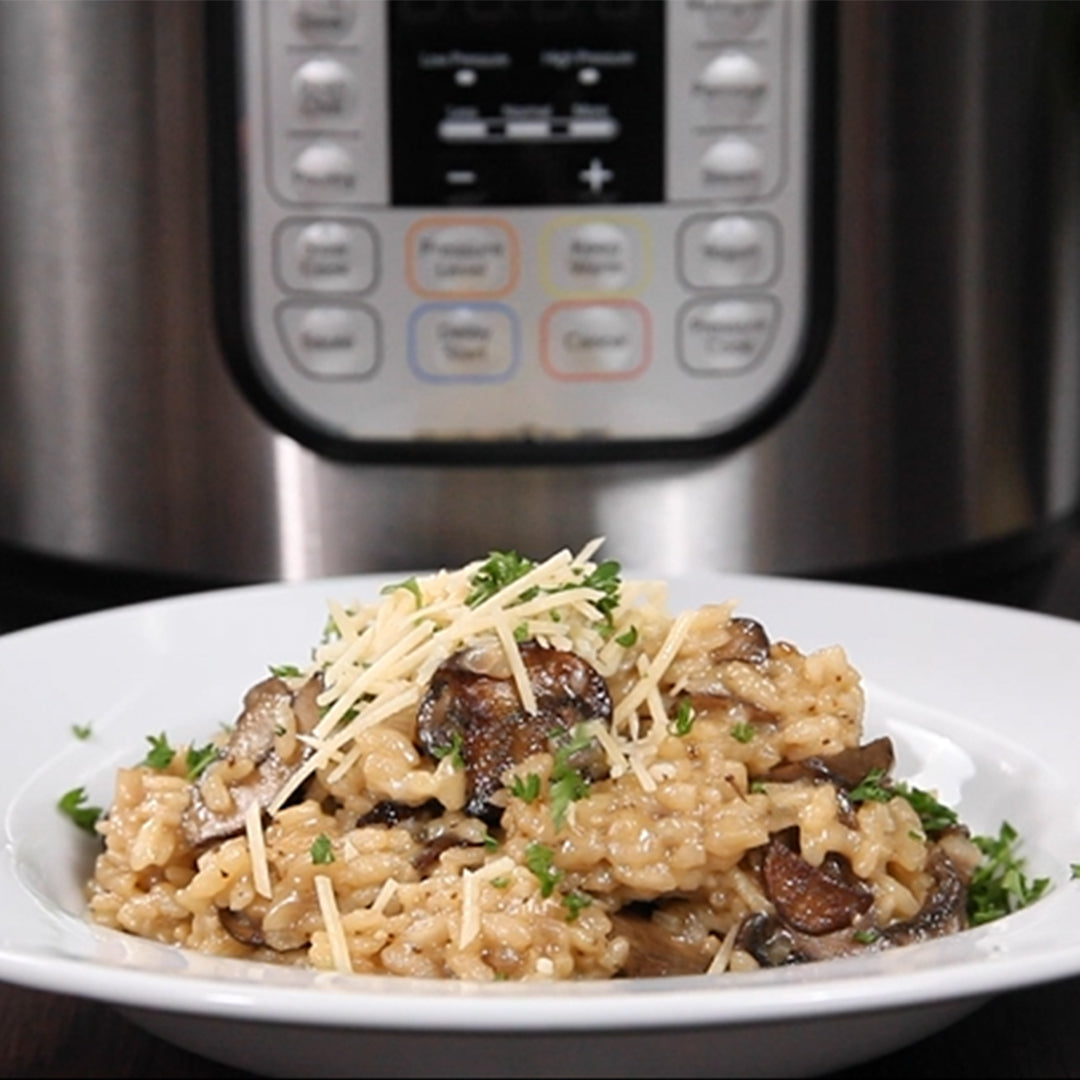 Risotto aux champignons balsamique Instant Pot Risotto aux champignons balsamique Instant Pot