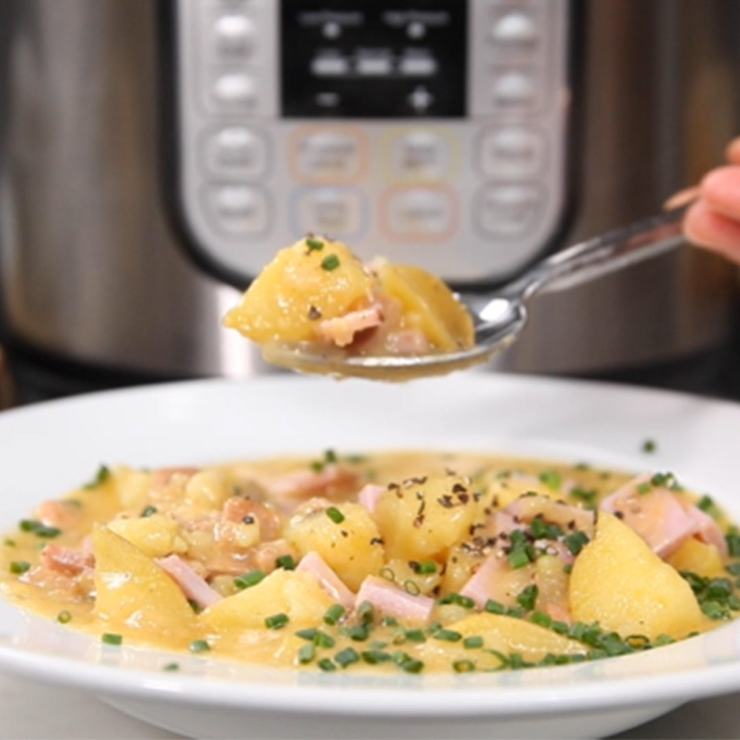 Cheesy Ham and Potato Soup