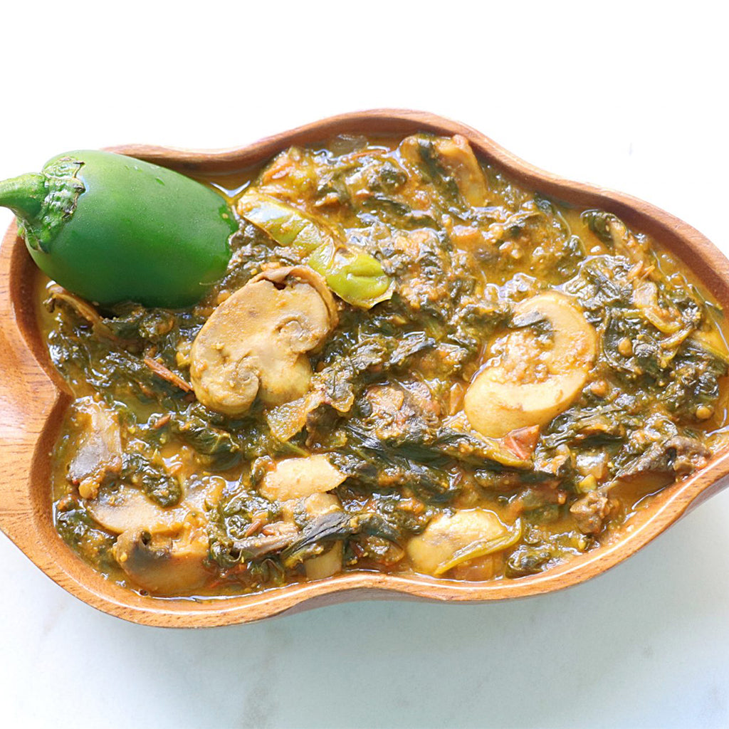 Spinach Mushroom Curry – Instant Pot