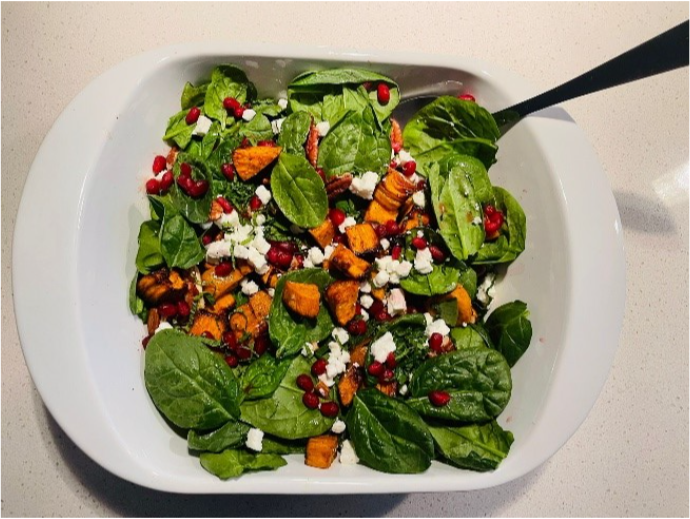Omni - Roasted Sweet Potato and Goat Cheese Salad