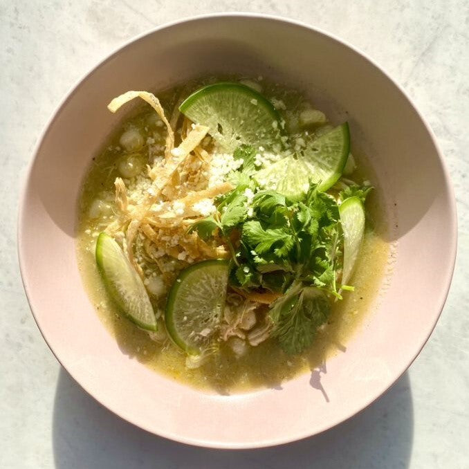 Pozole Verde Con Pollo (Gluten Free)