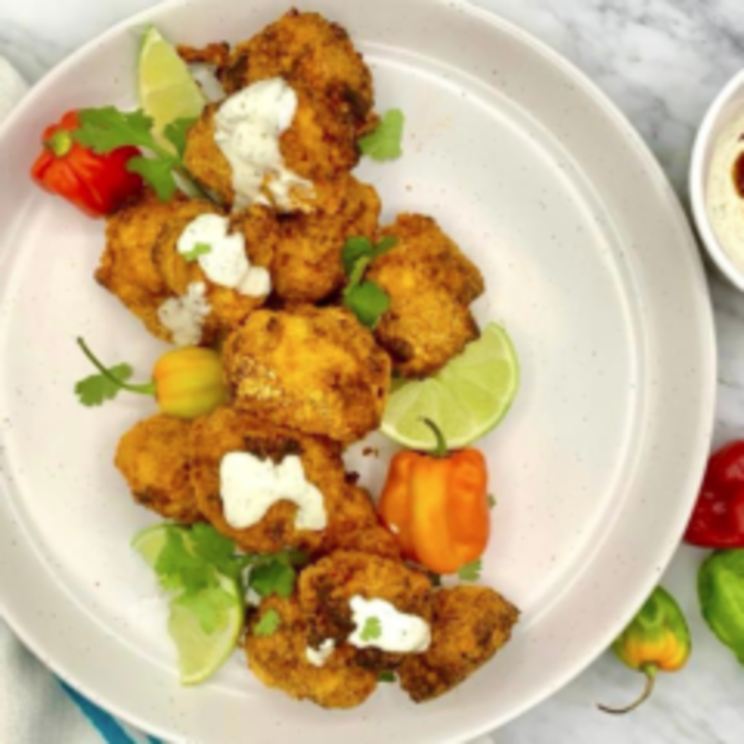 Air Fried Chipotle Cauliflower Bites