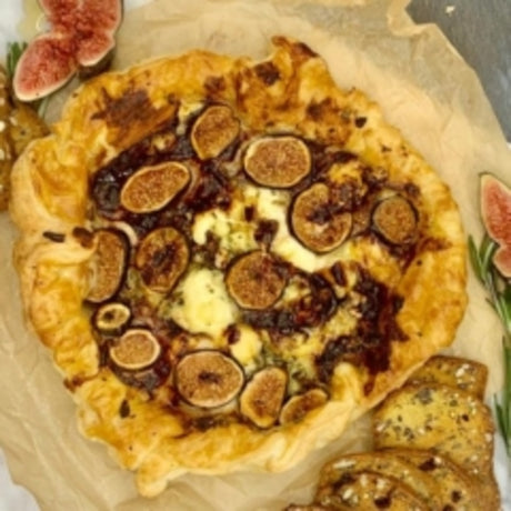 Air Fried Gruyère in Pastry with Fig