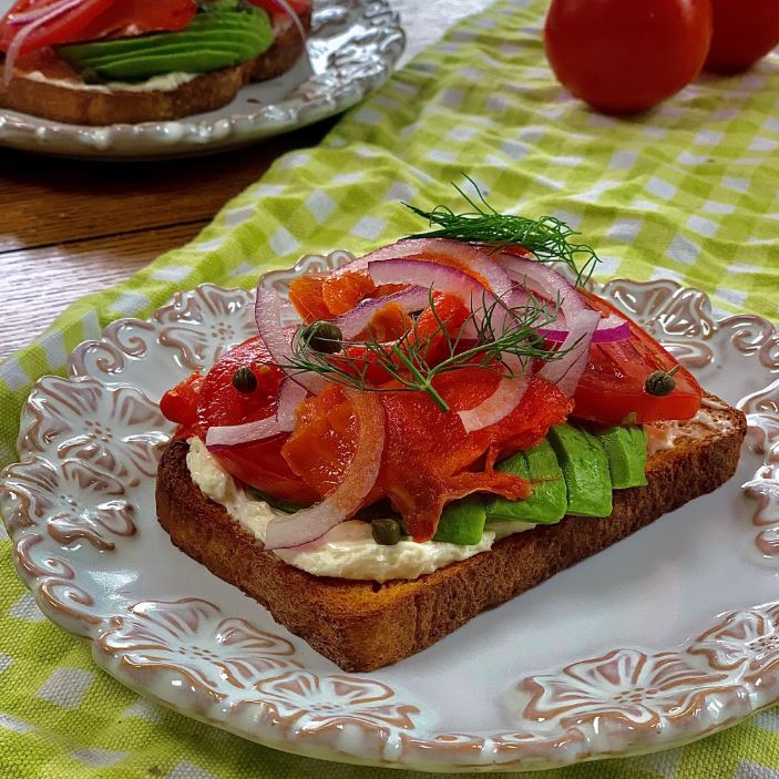 Smoked Salmon Avocado Toast
