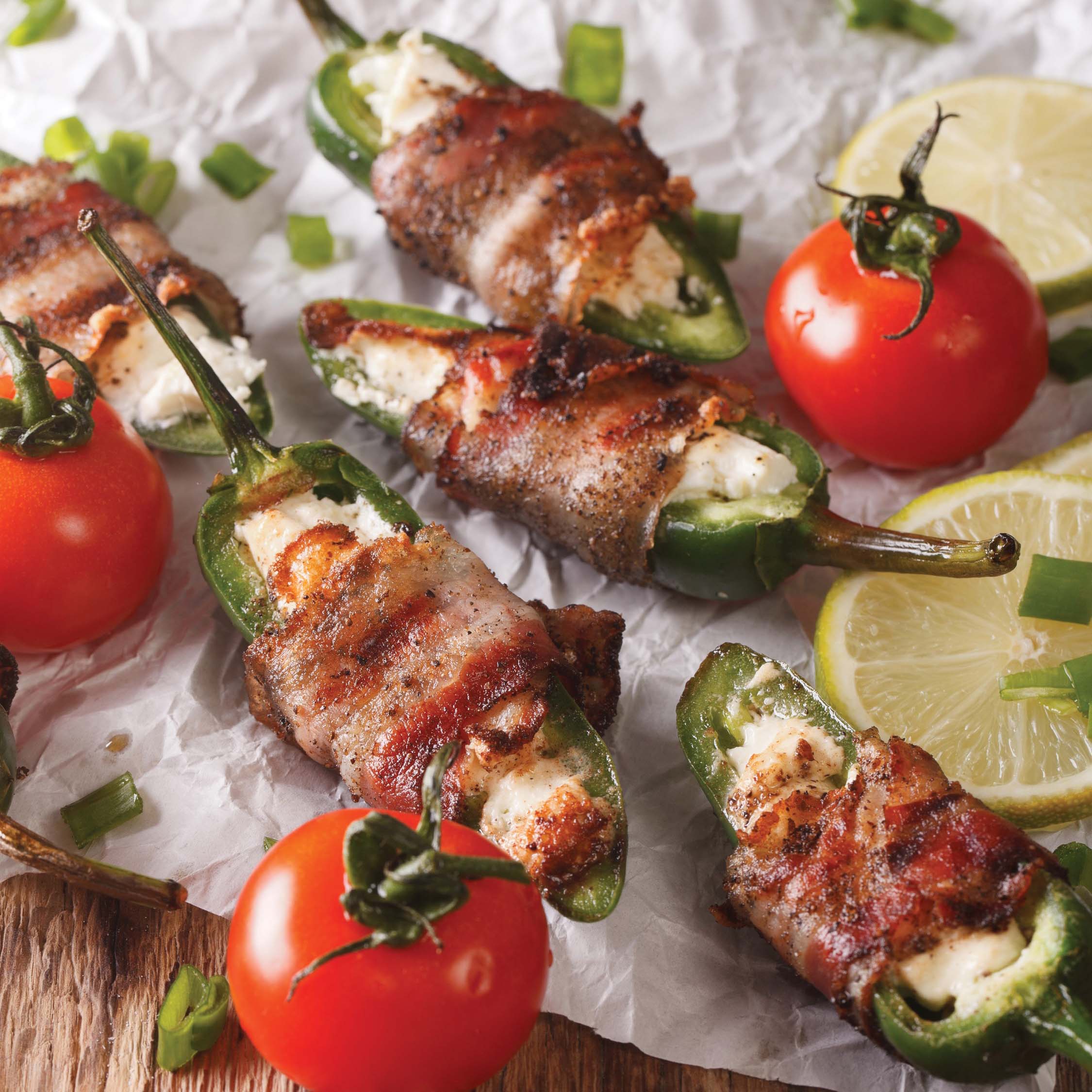 Bacon Wrapped Cheese Stuffed Jalapenos