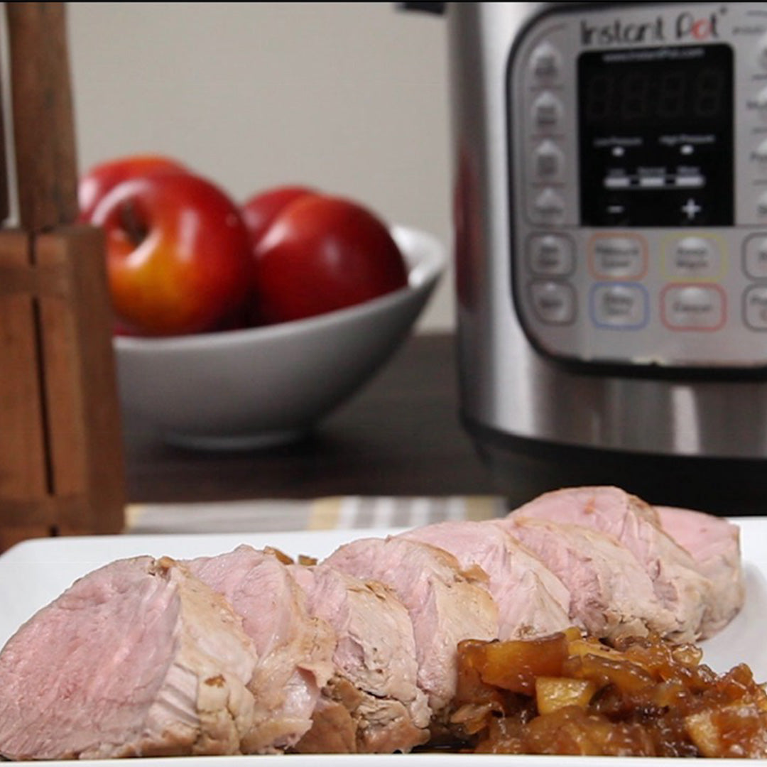 Balsamic Apple Pork Tenderloin