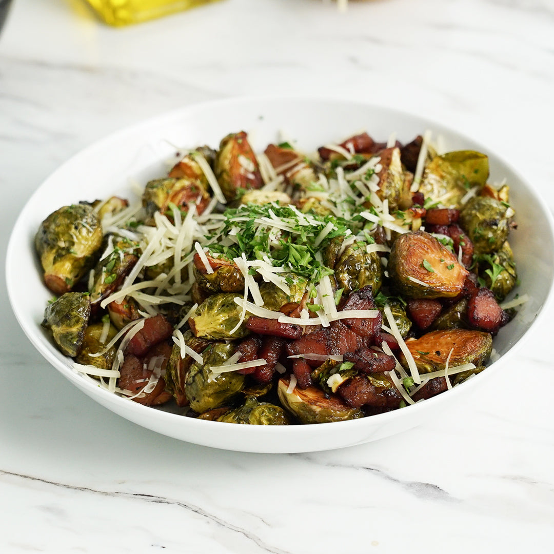 Vortex Plus BalsamicPancetta Brussels Sprouts Instant Pot