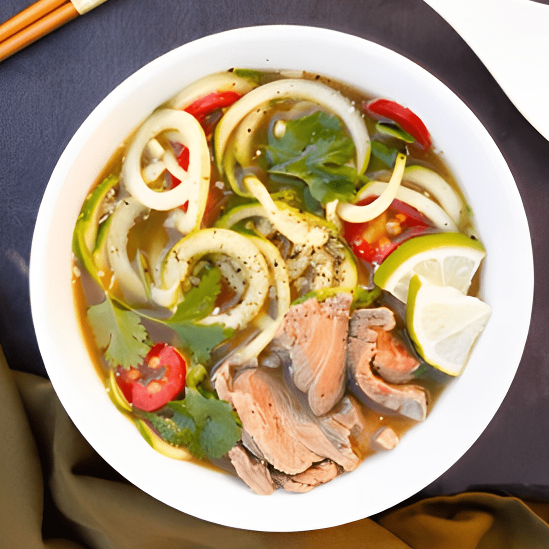Beef Pho with Noodles