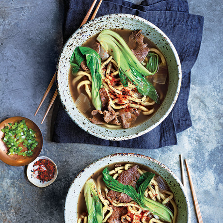 Five-Spice Beef with Udon Noodles & Bok Choy