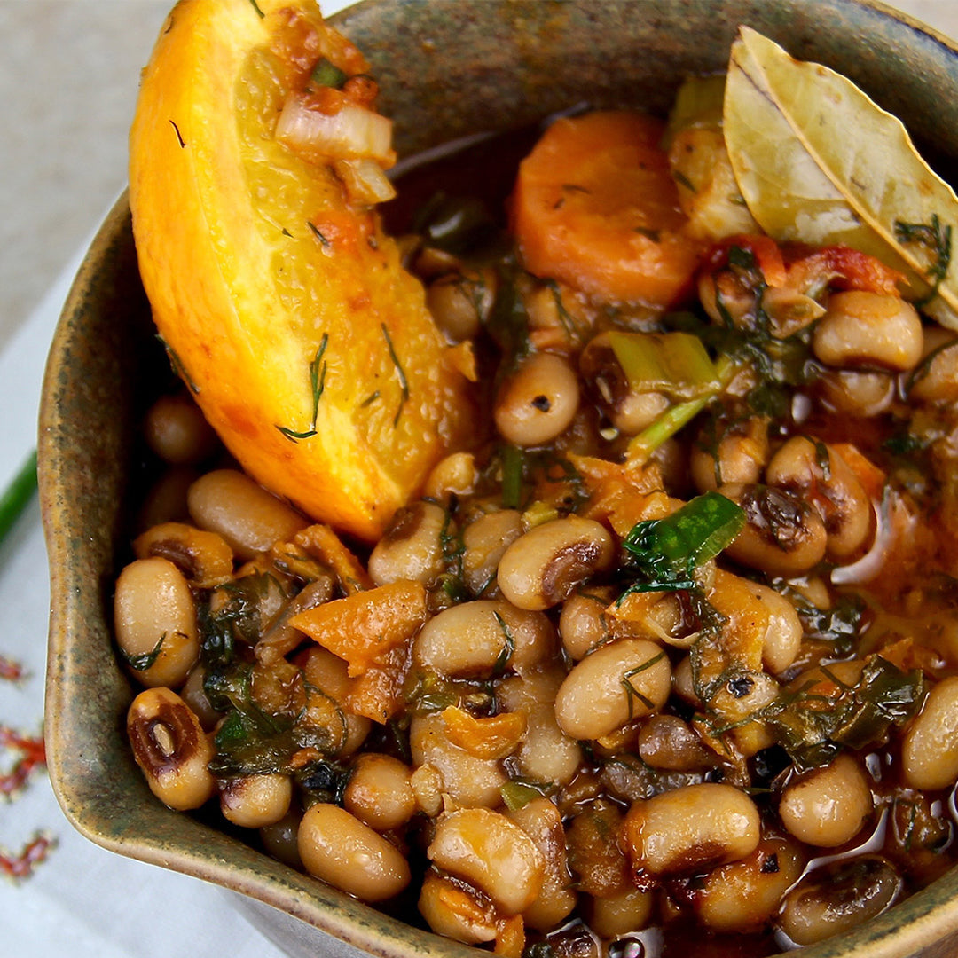 Black Eyed Peas with Fresh Dill and Parsley