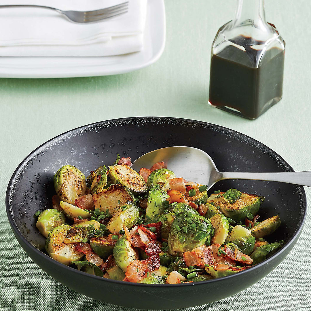 Brussels Sprouts with Bacon & Balsamic