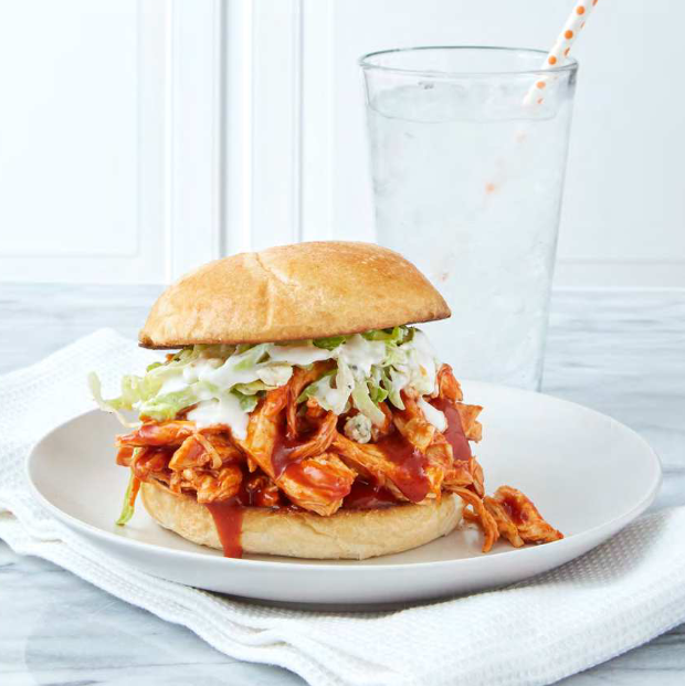 Buffalo Chicken Sandwiches With Celery Slaw