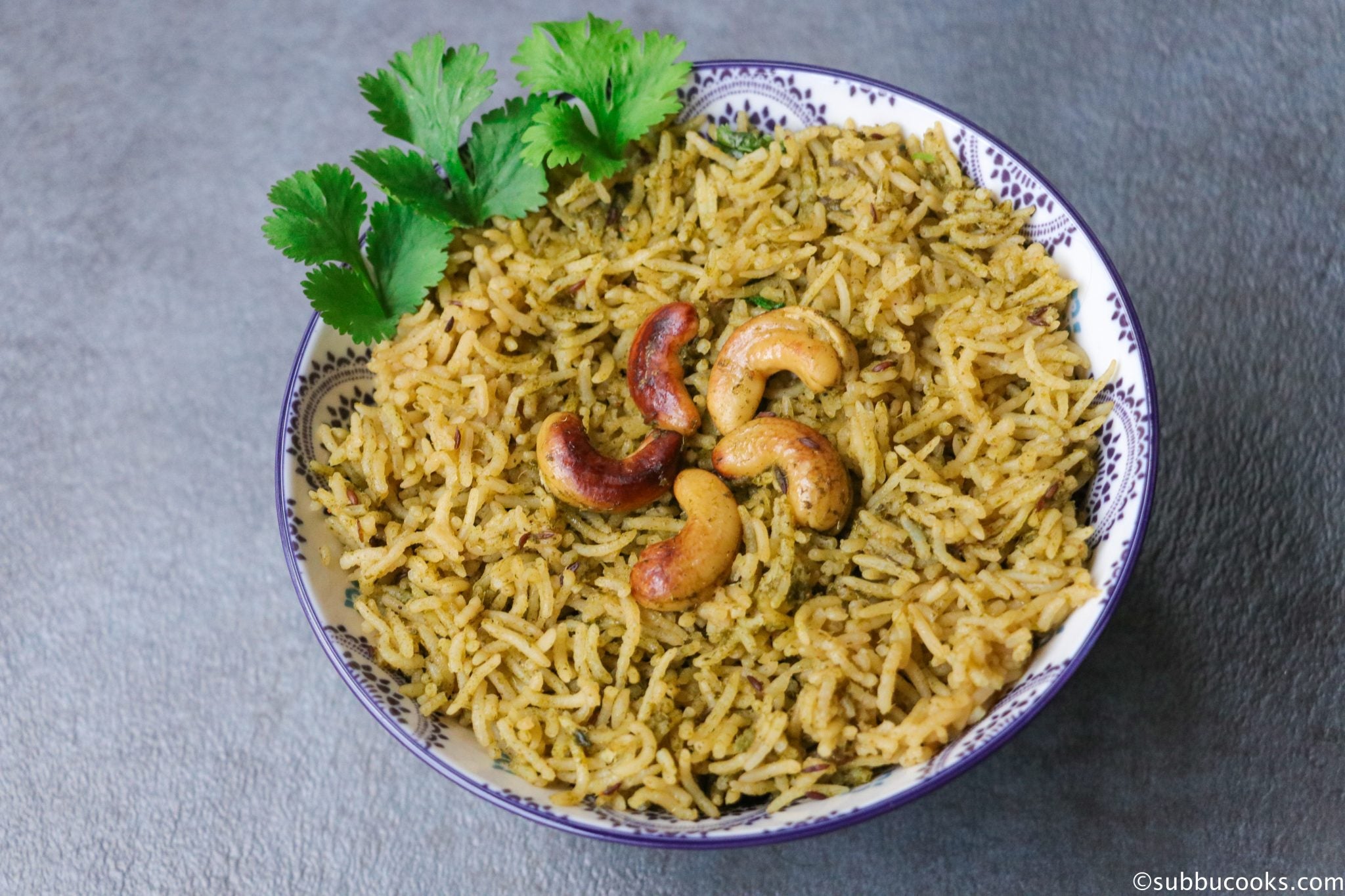 Cilantro Rice - Coriander Rice