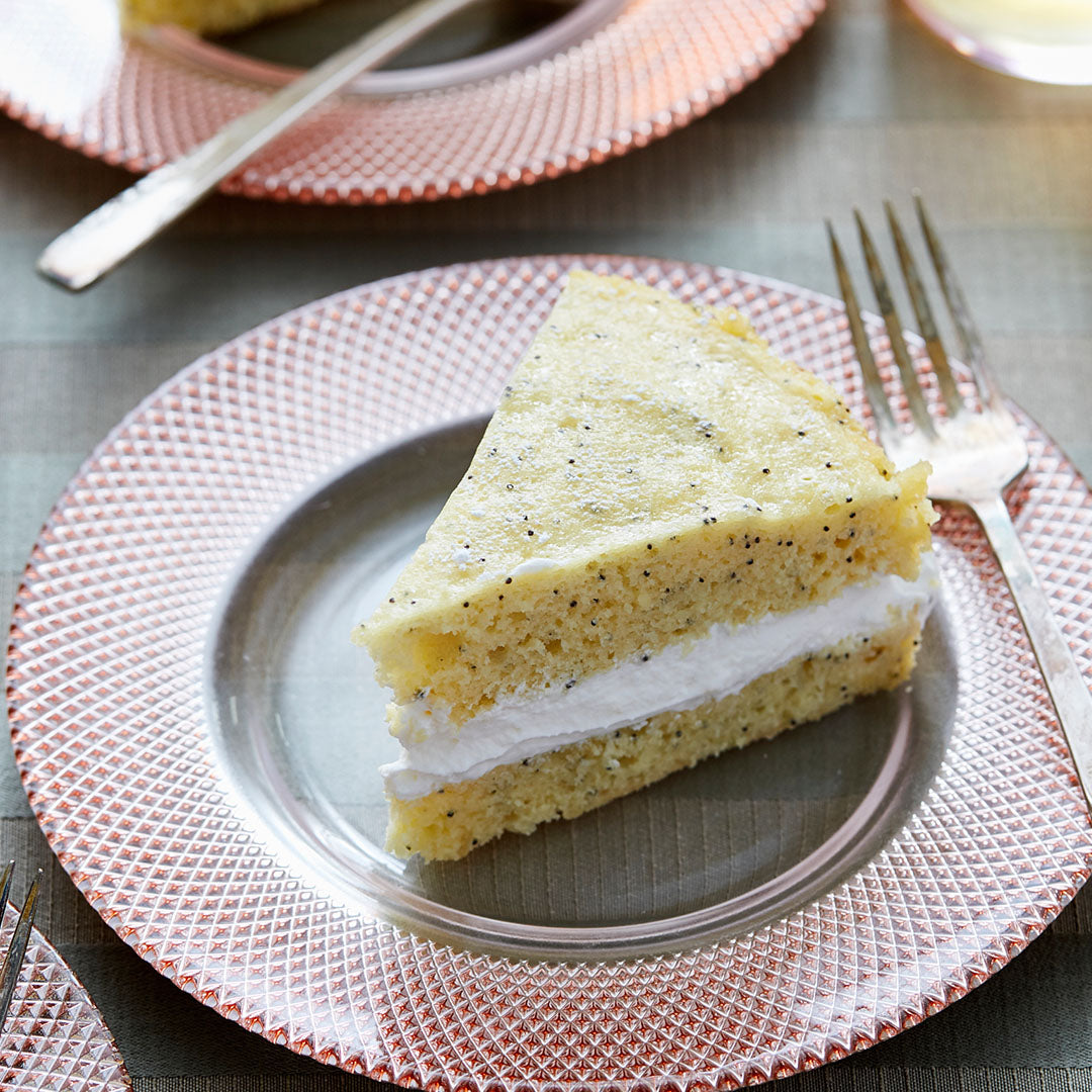 Cake Mix Lemon Poppy Seed Two Layer Cake