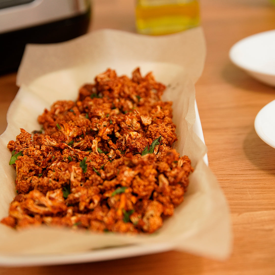 Vortex Plus - Dehydrated Spiced Cauliflower “Popcorn”