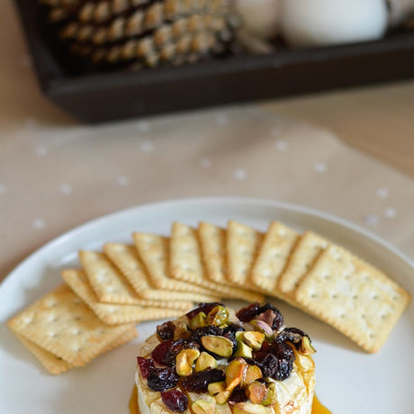 Cheese with Pistachios and Cranberries
