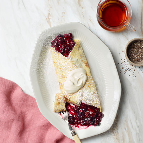 Chia Berry Crepes