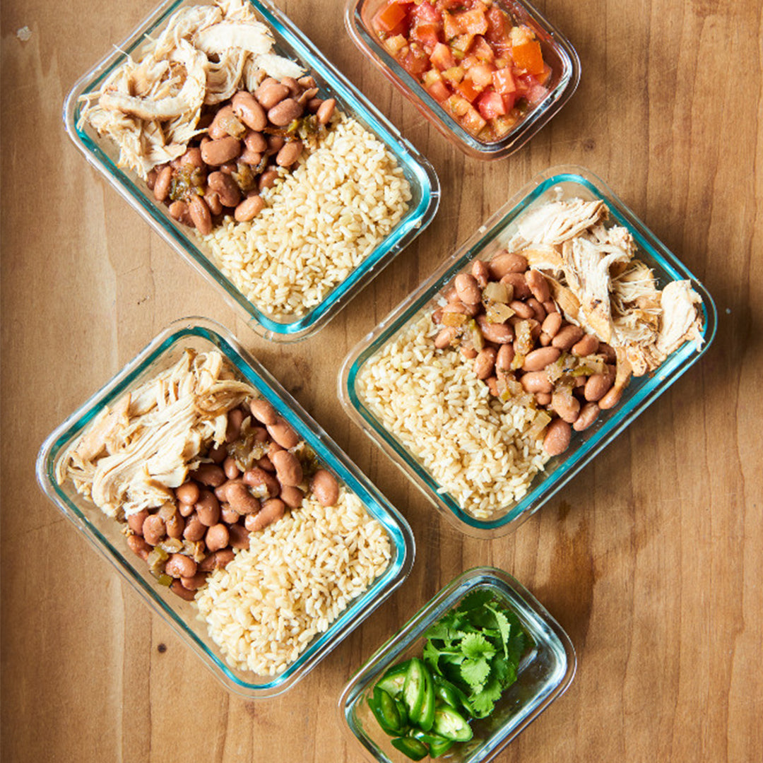 Shredded Chicken And Rice Burrito Bowl