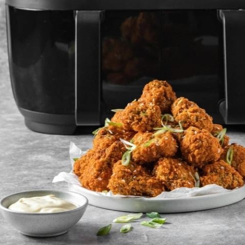 Crispy Cauli with Easy Chilli Sauce