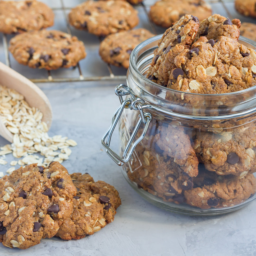 Chocolate Chip Walnut Oatmeal Cookies