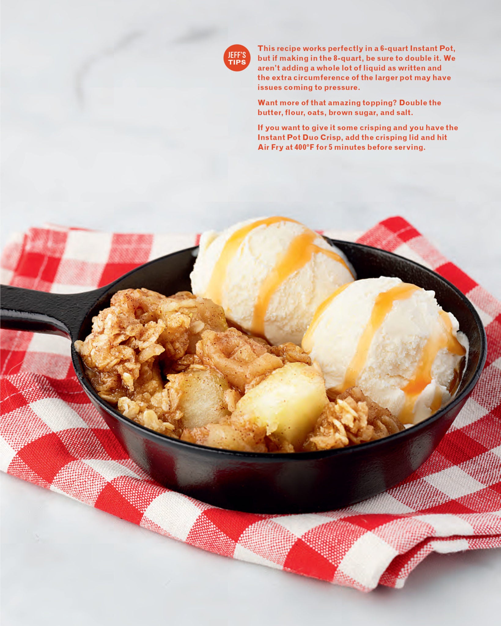 Apple Crumble Cobbler