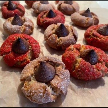 Peanut Butter Blossom Cookies