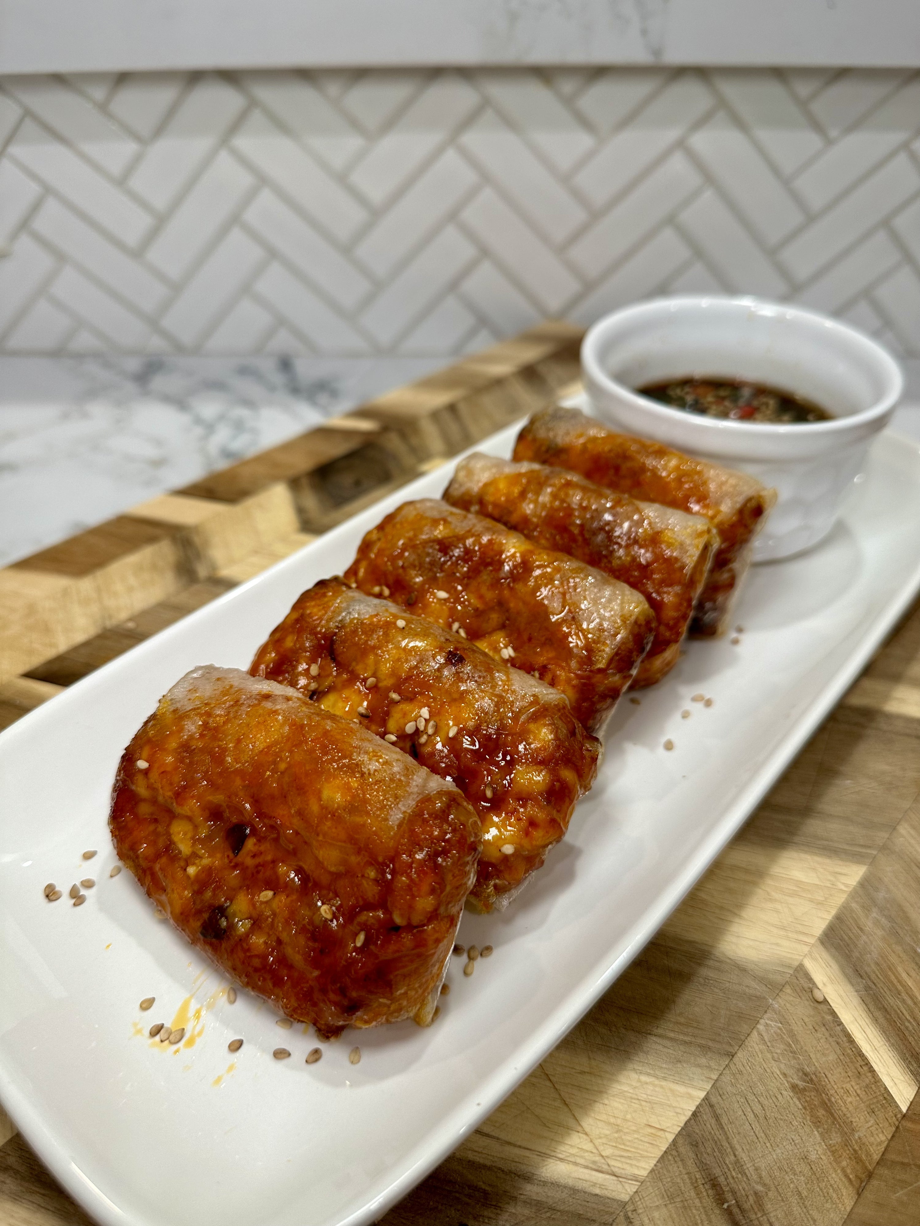 Crispy Sweet n’ Sour Tofu Pockets