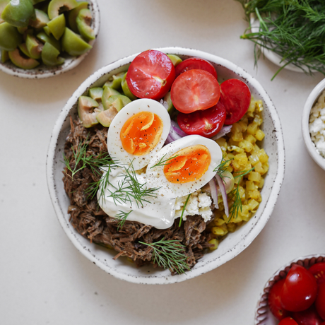 Greek-Style Beef Bowl
