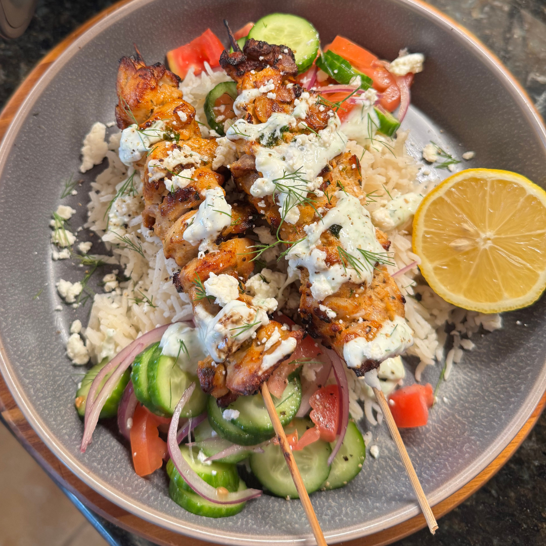 Greek Chicken Skewers
