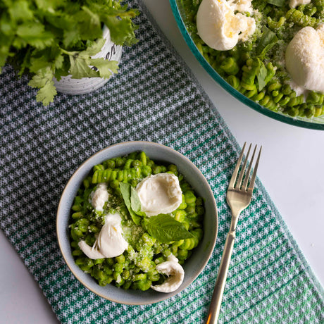 Herby Spring Pasta with Burrata