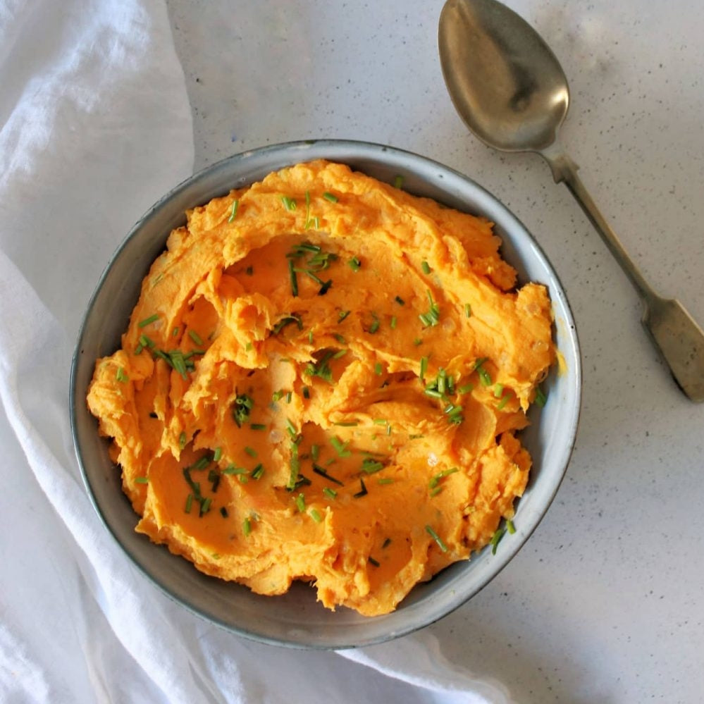 Honey Caramelized Onion Sweet Potato Purée