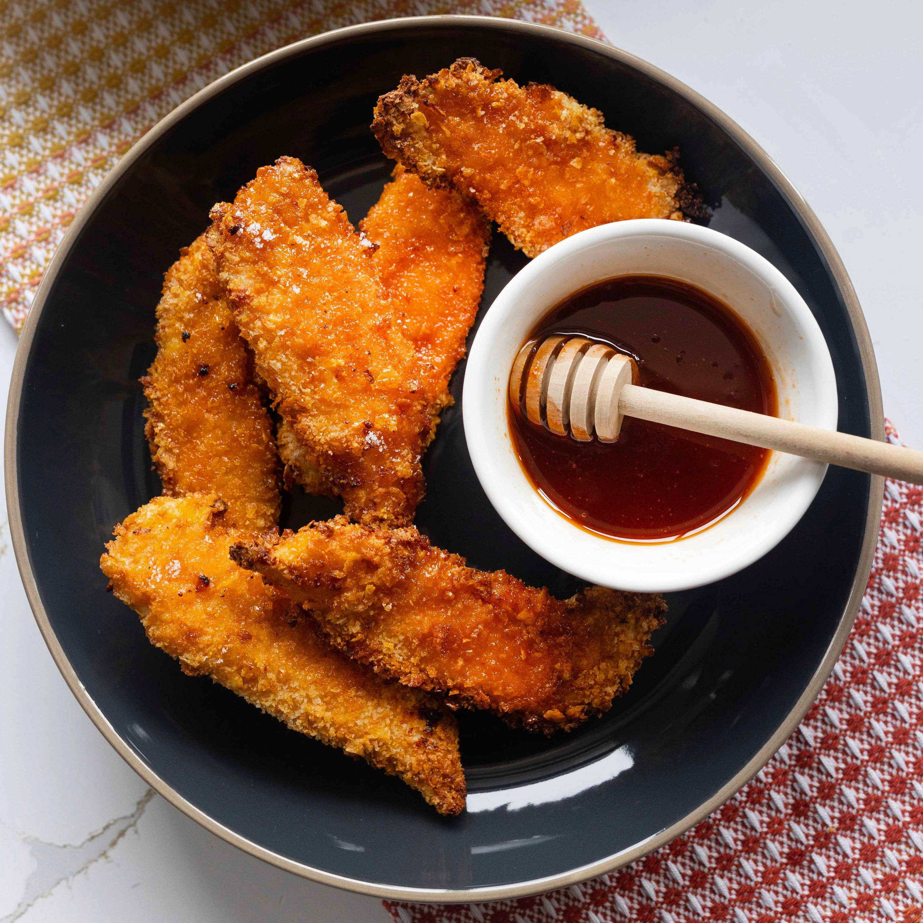 Hot Honey Cornmeal Chicken
