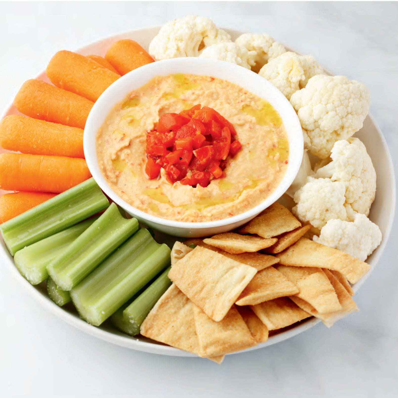 Roasted Red Pepper Hummus