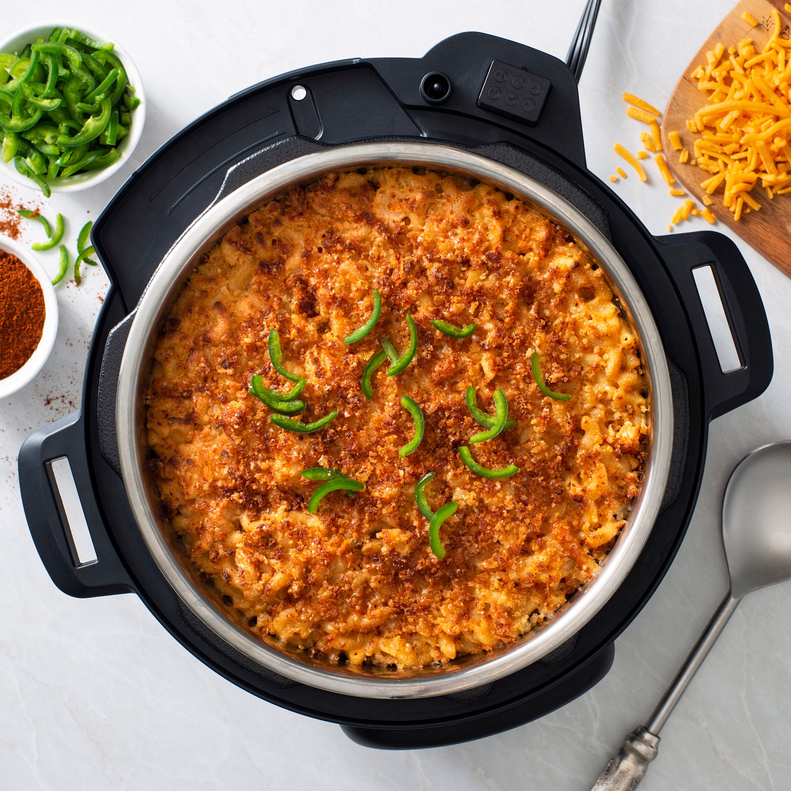 Duo Crisp + Air Fryer - Jalapeño Popper Mac and Cheese