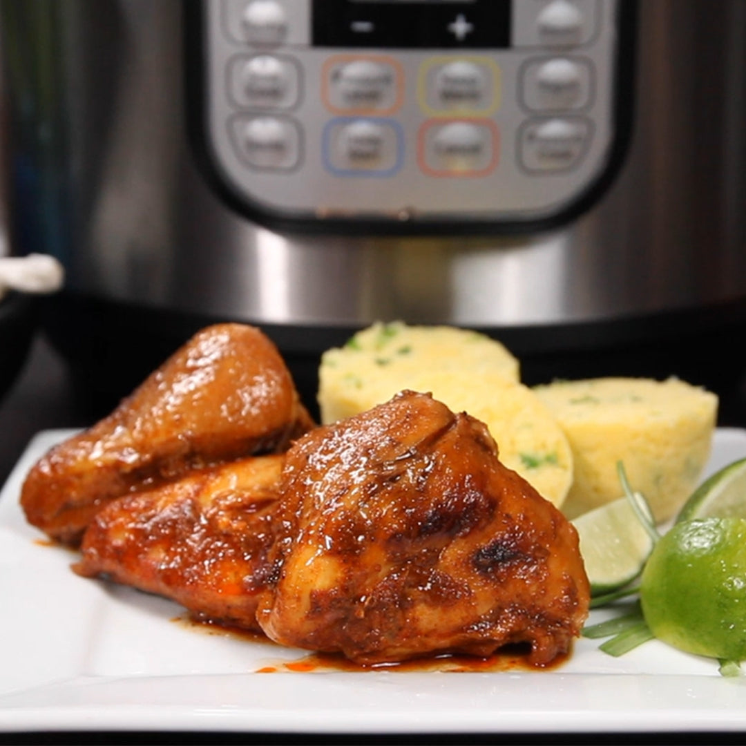 Jerk Chicken and Cornbread
