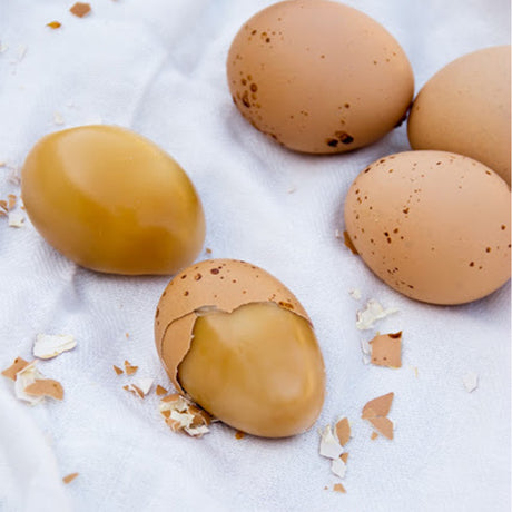 Korean Sauna Eggs (Also known as Huevos Haminados originating from the Sephardic Jews of Spain)