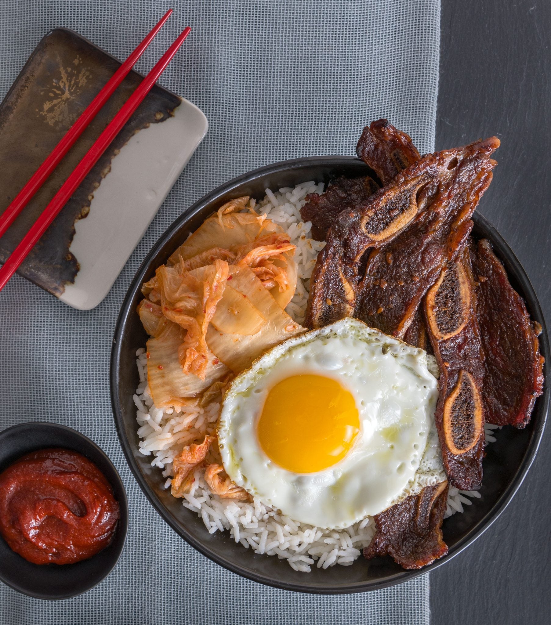 Korean Short Rib Bibimbap Bowls