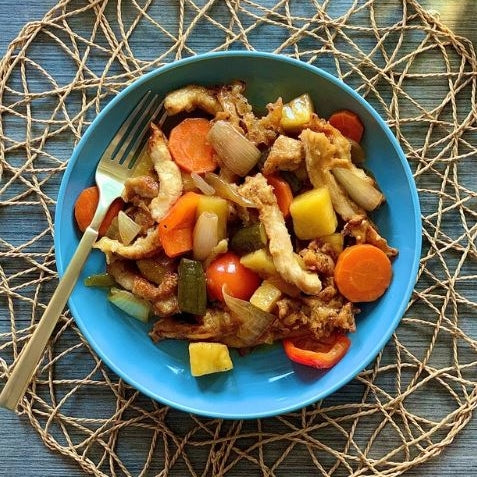 Korean Sweet and Sour Fried Pork