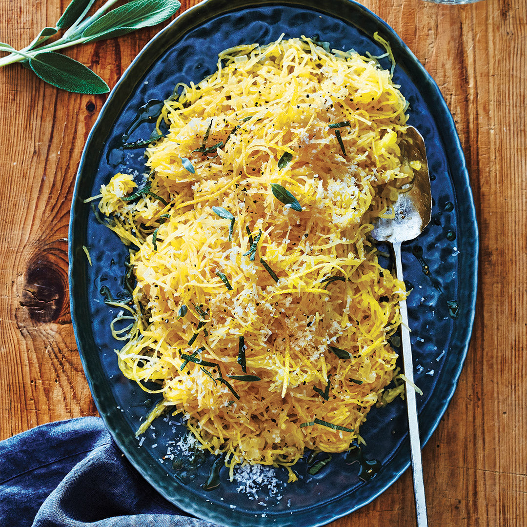 Lemon-Sage Spaghetti Squash
