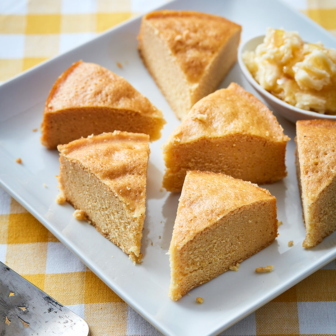 Famous Golden Cornbread with Honey Butter