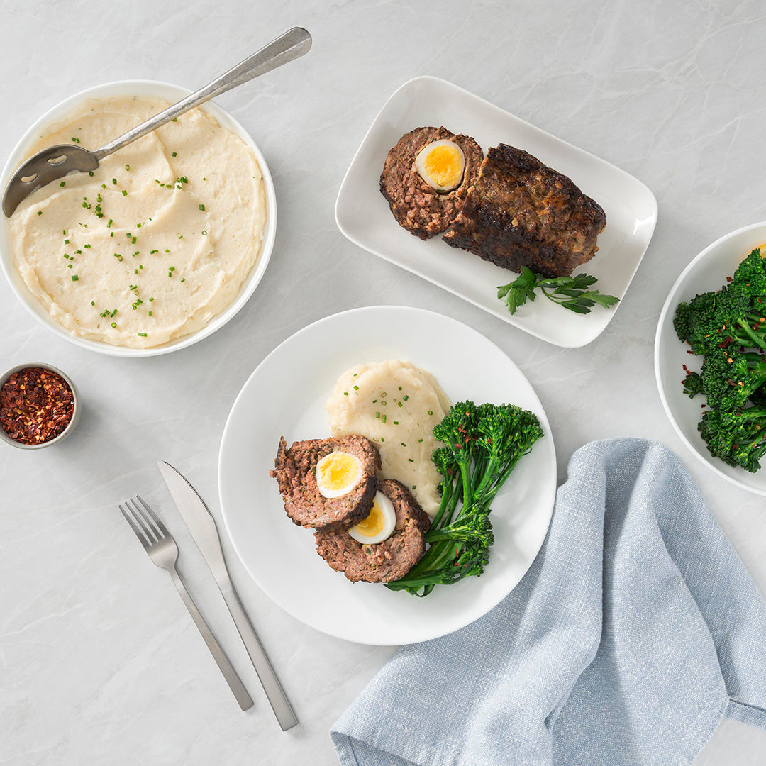 Egg Stuffed Polpettone (Meatloaf)