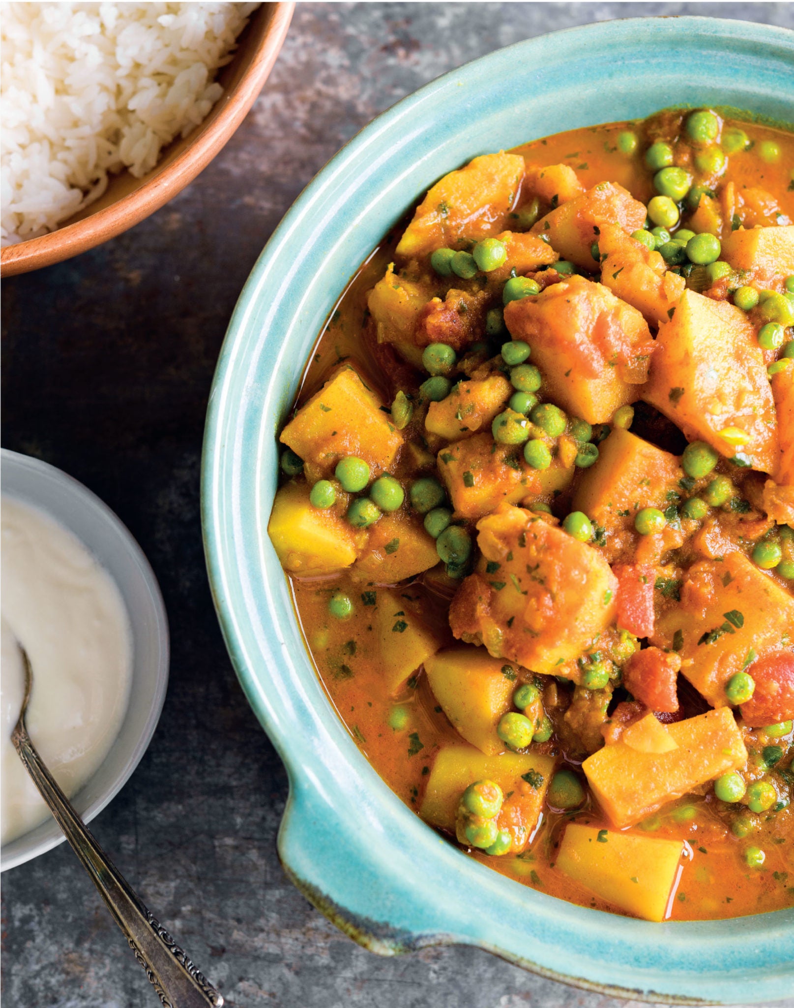 Potato and Green Pea Curry