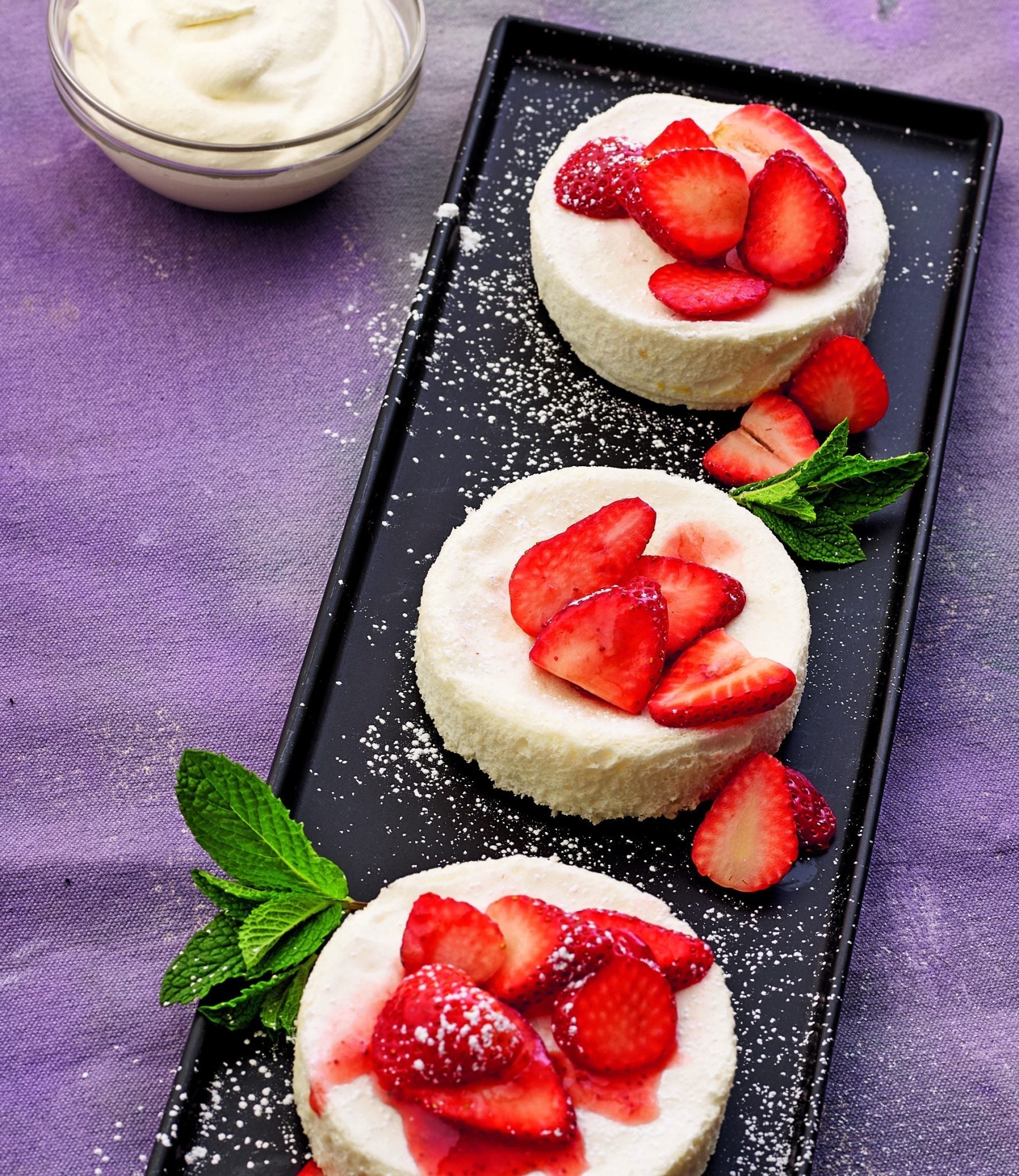 Angel Food Cake with Fresh Strawberries