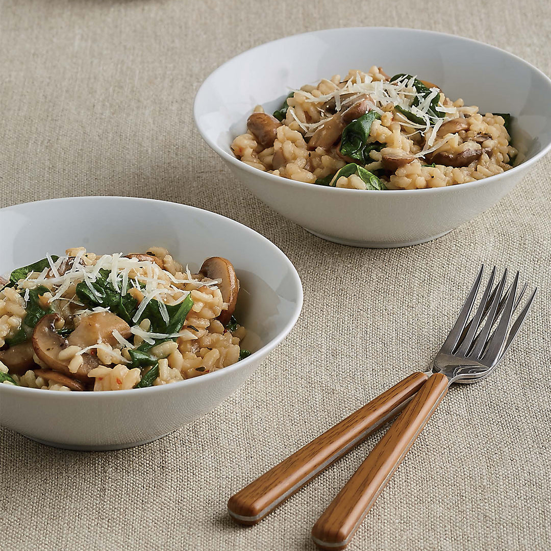 Mushroom and Spinach Risotto